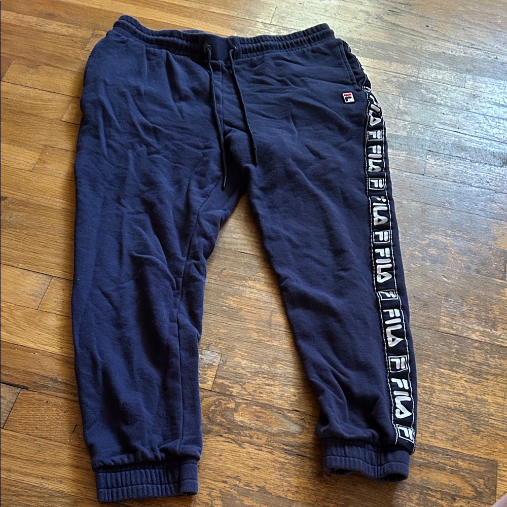 Fila Navy Blue Athletic Pants